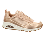 Skechers Damen Schnürschuh Uno Metallix in gold