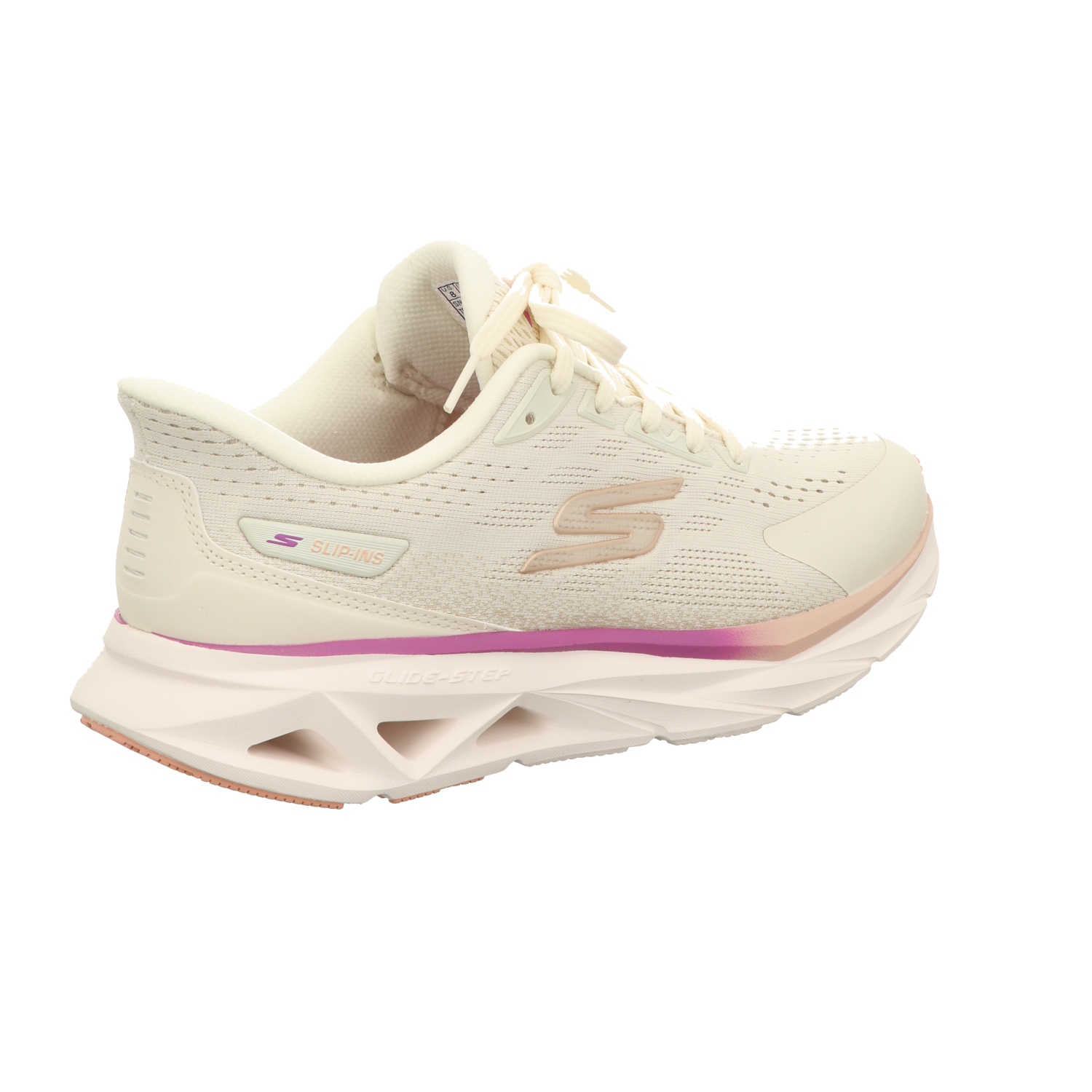 Skechers Damen Slipper Glide Step Vortex in beige