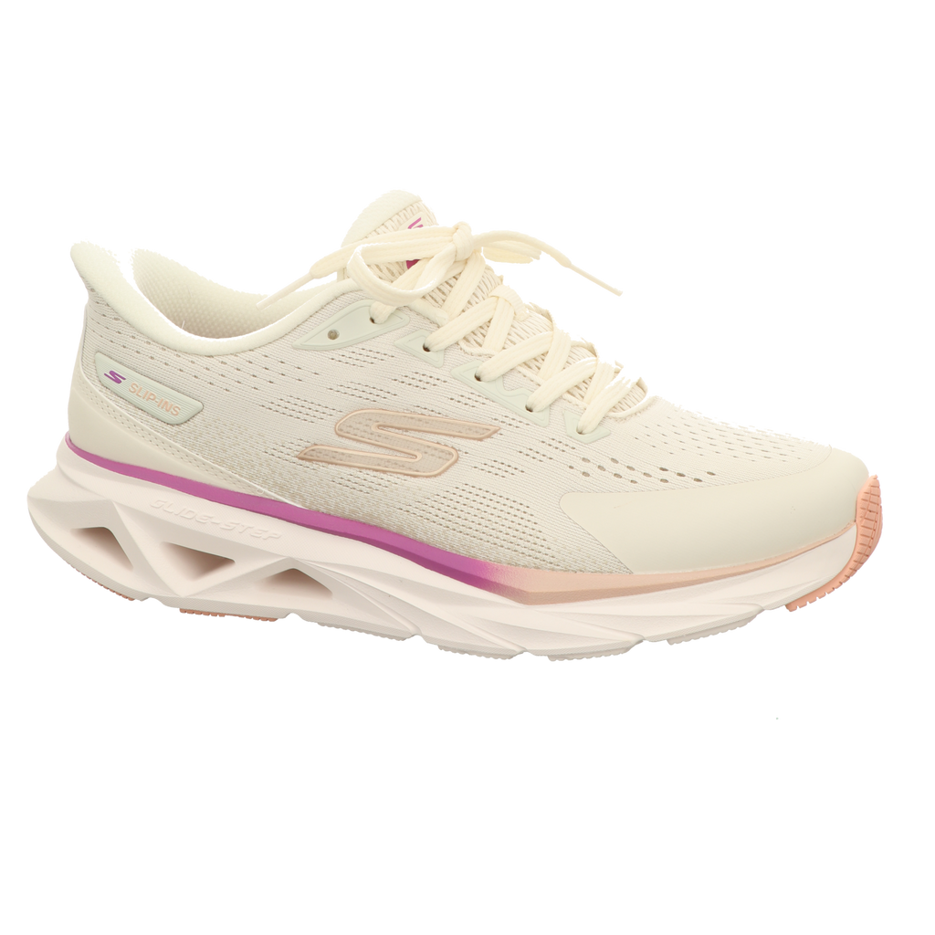 Skechers Damen Slipper Glide Step Vortex in beige