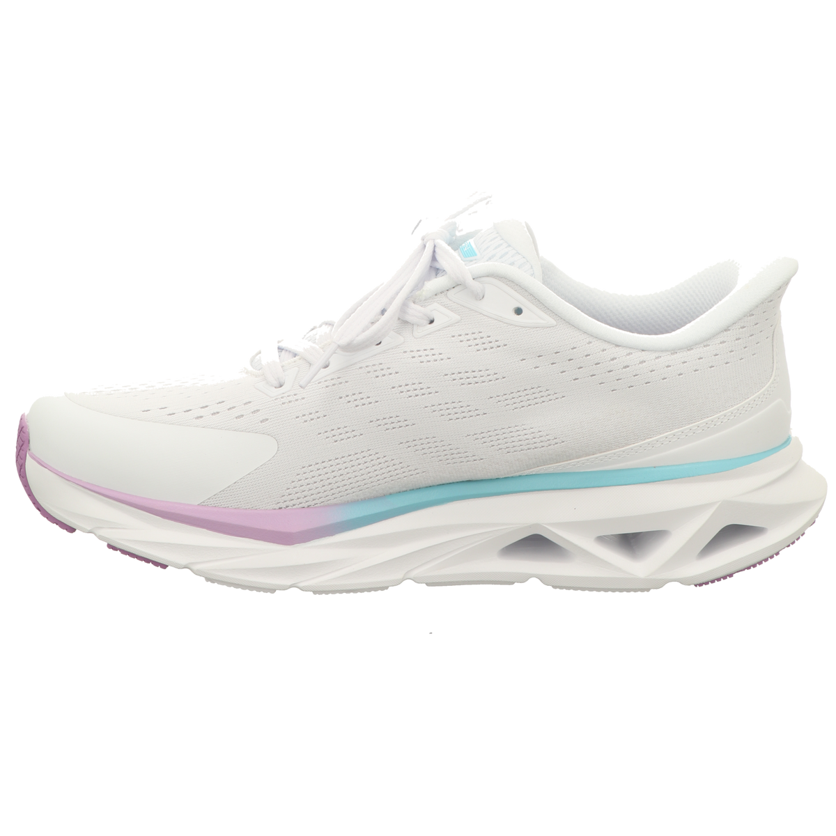 Skechers Damen Slipper Glide Step Vortex in weiss