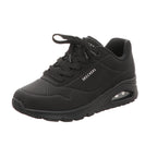 Skechers Damen Schnürschuh Uno-Shiny Scale in schwarz