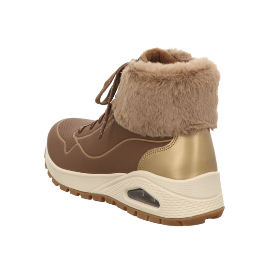 Skechers Damen Schnürstiefel Uno Rugged in beige