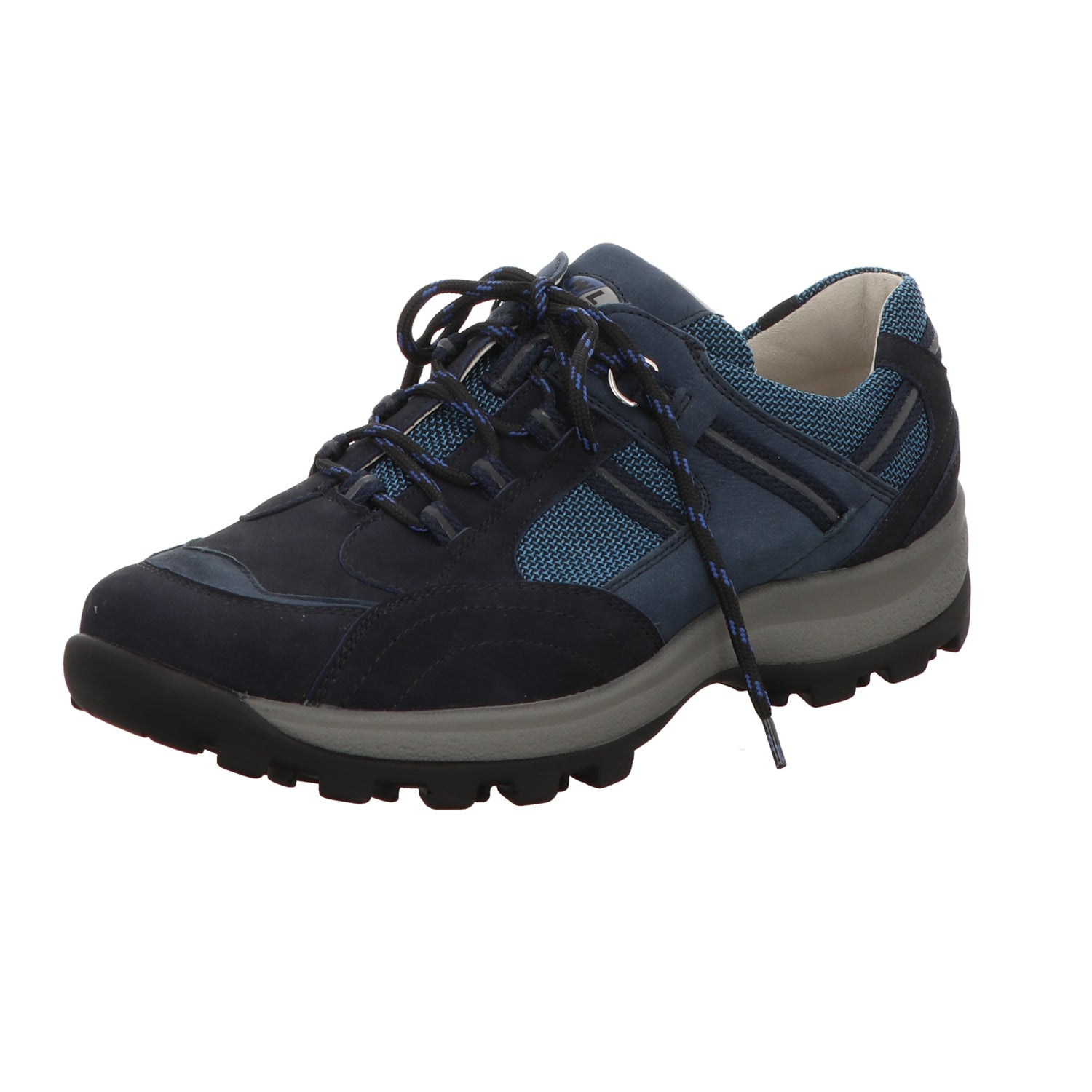 Waldläufer Damen Schnürschuh bequem Holly in blau