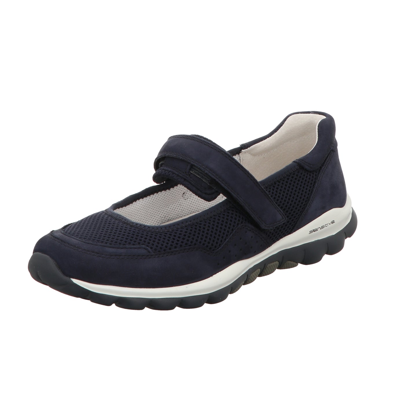 Gabor Damen Slipper bequem Rolling Soft in blau