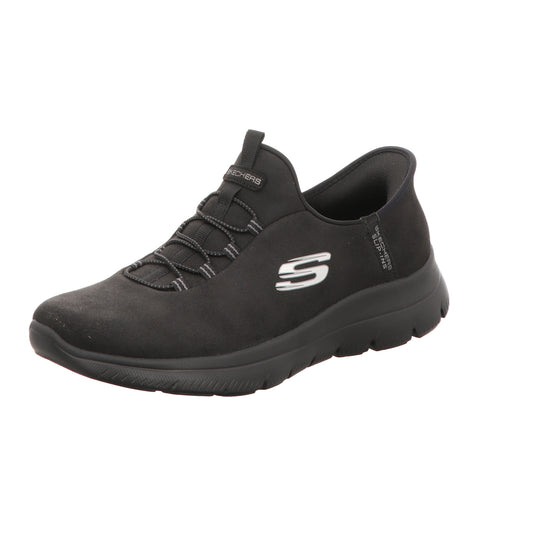 Skechers Damen Slipper Slip-Ins Summits-Unknown Trail in schwarz