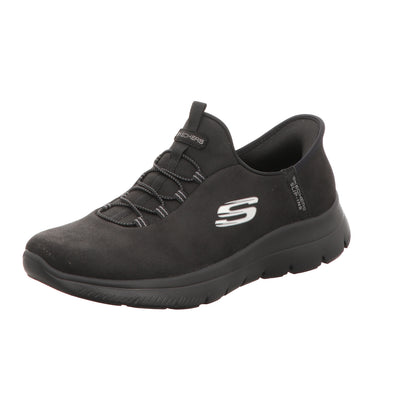 Skechers Damen Slipper Slip-Ins Summits-Unknown Trail in schwarz