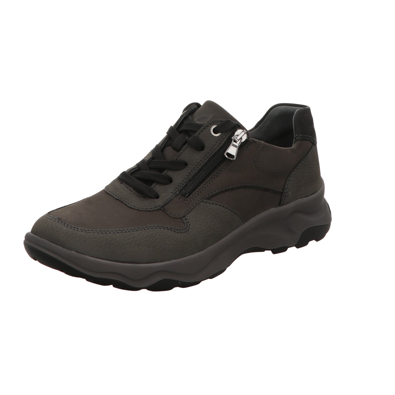 Waldläufer Herren Schnürschuh H-Max in schwarz