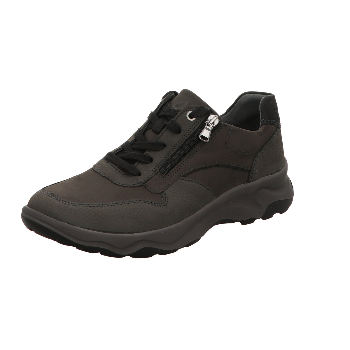 Waldläufer Herren Schnürschuh H-Max in schwarz