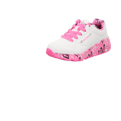 Skechers Damen Slipper Goldcrown Uno Lite-Love in weiss