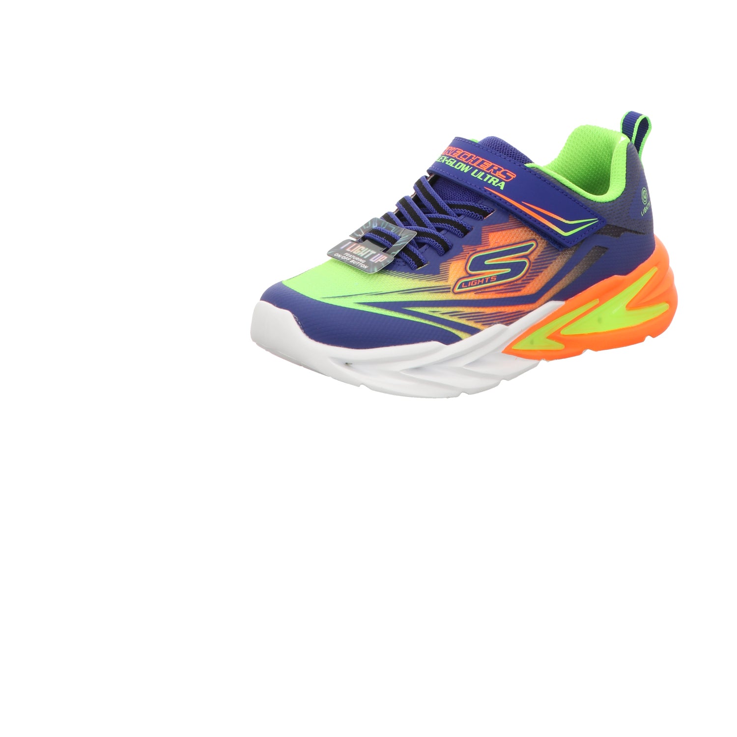 Skechers Herren Slipper Flex Glow Ultra in blau