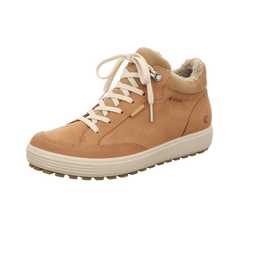 Ecco Damen Schnürstiefel Soft 7 Tred in beige