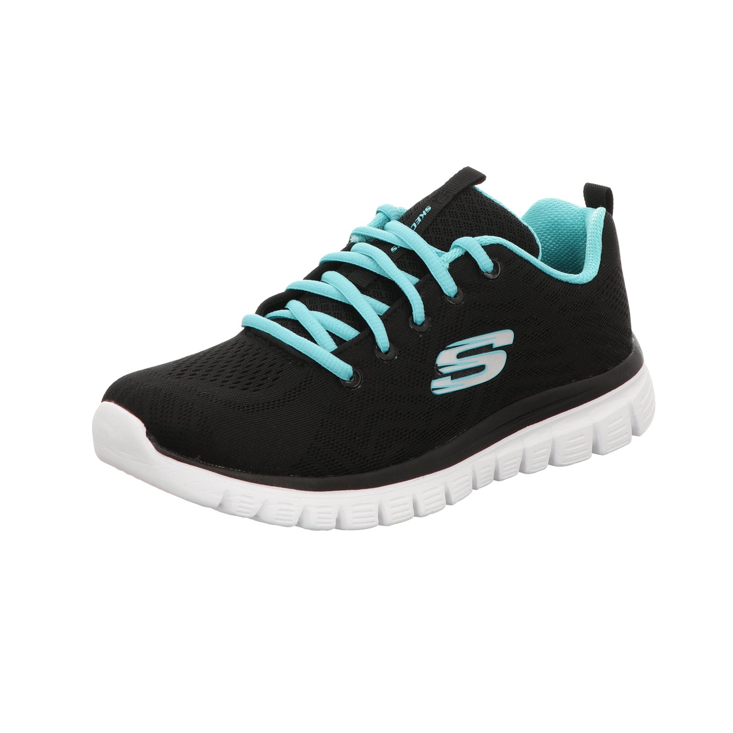 Skechers Damen Schnürschuh Graceful Get Connected in schwarz