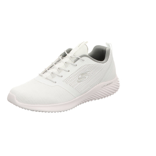 Skechers Herren Slipper Bounder in weiss