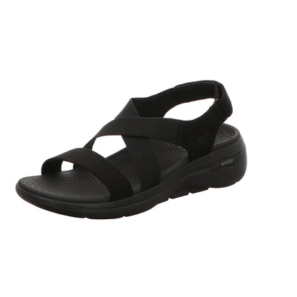 Skechers Damen Sandalette Go Walk Arch Fit-Treasured in schwarz