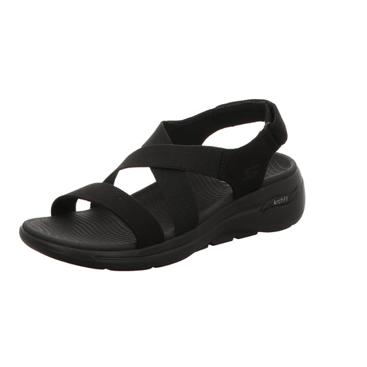 Skechers Damen Sandalette Go Walk Arch Fit-Treasured in schwarz