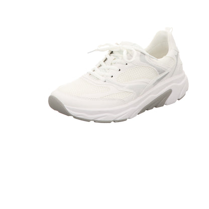 Gabor Damen Schnürschuh bequem Rolling Soft in weiss