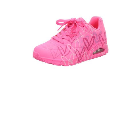 Skechers Damen Schnürschuh Uno_Goldcrown in pink