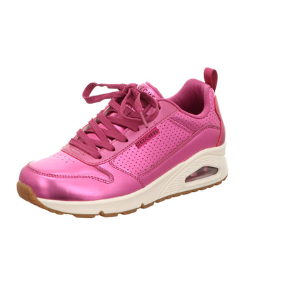 Skechers Damen Schnürschuh Uno Metallics in lila