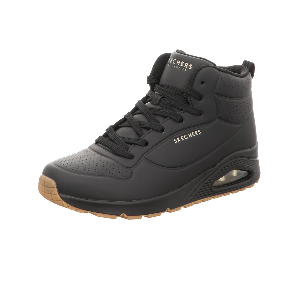 Skechers Damen Stiefel Uno Stand High in schwarz