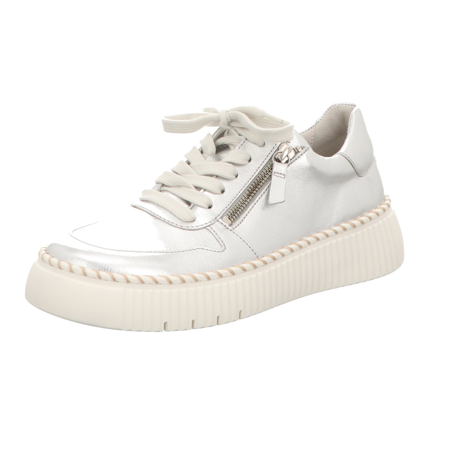 Gabor Damen Schnürschuh  in silber