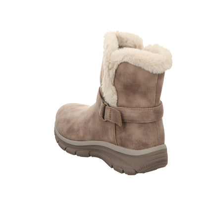 Skechers Damen Schnürstiefel Slip-Ins Easy Going in taupe