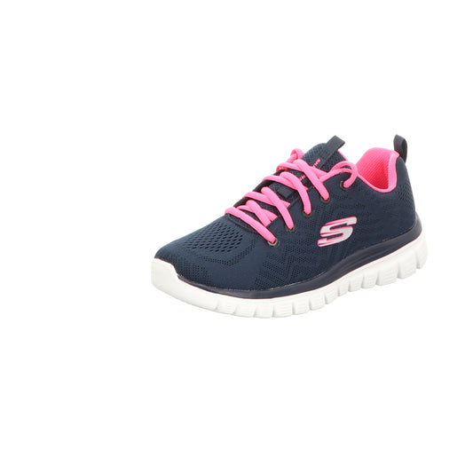Skechers Damen Schnürschuh Graceful Get Connected in blau