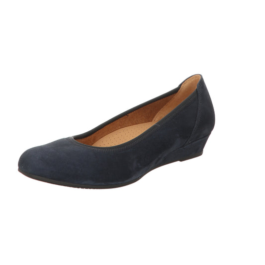Gabor Damen Pumps bequem Kreta in dunkelblau