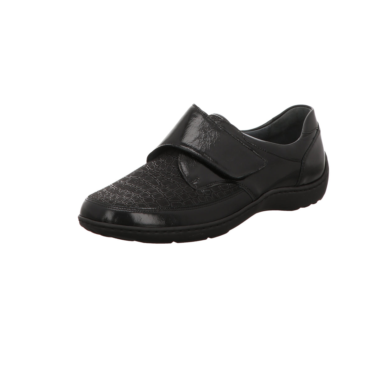 Waldläufer Damen Slipper bequem Henni in schwarz