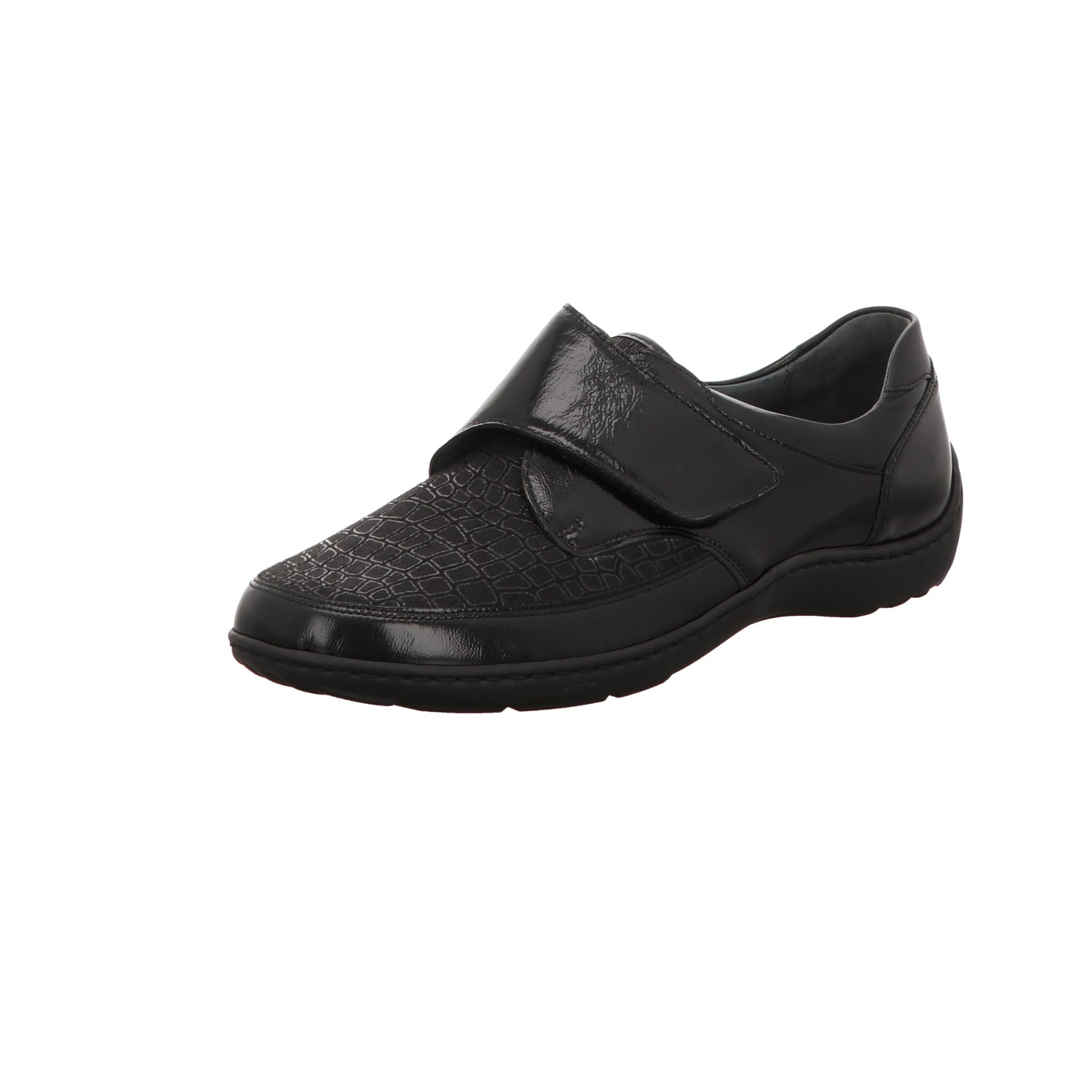 Waldläufer Damen Slipper bequem Henni in schwarz