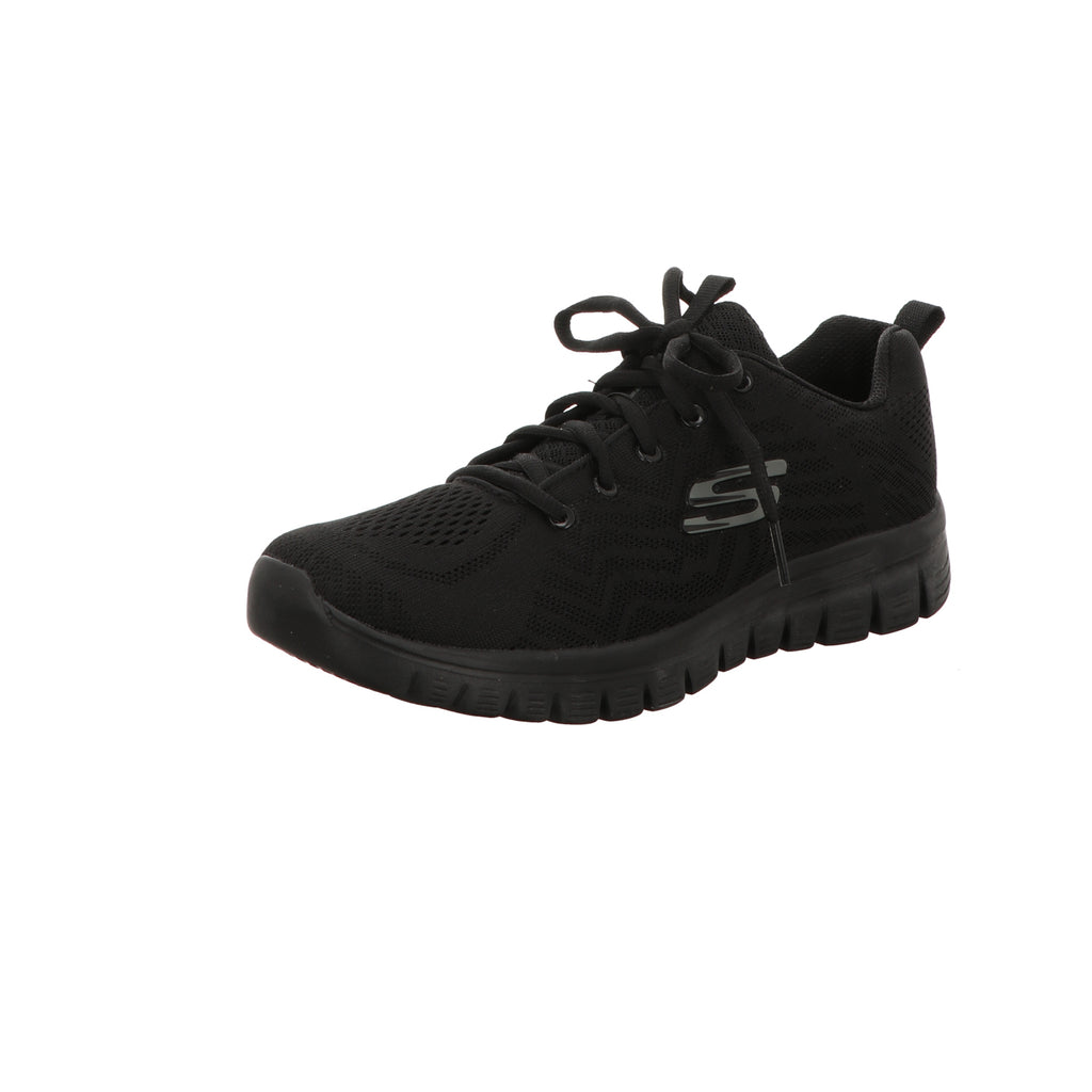 Skechers Damen Schnürschuh Graceful Get Connected in schwarz