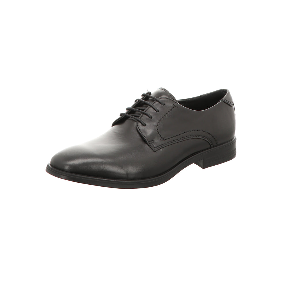 Ecco Herren Schnürschuh Melbourne in schwarz