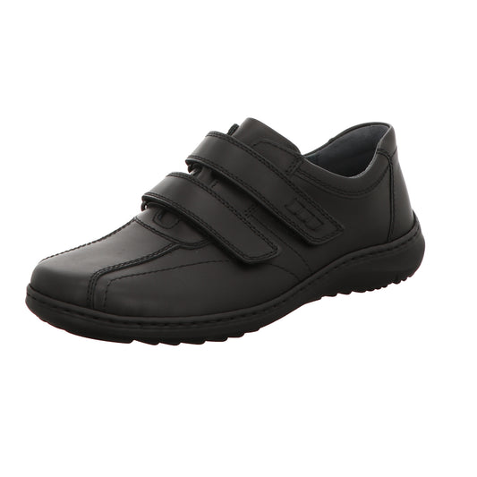 Waldläufer Herren Slipper Herwig in schwarz