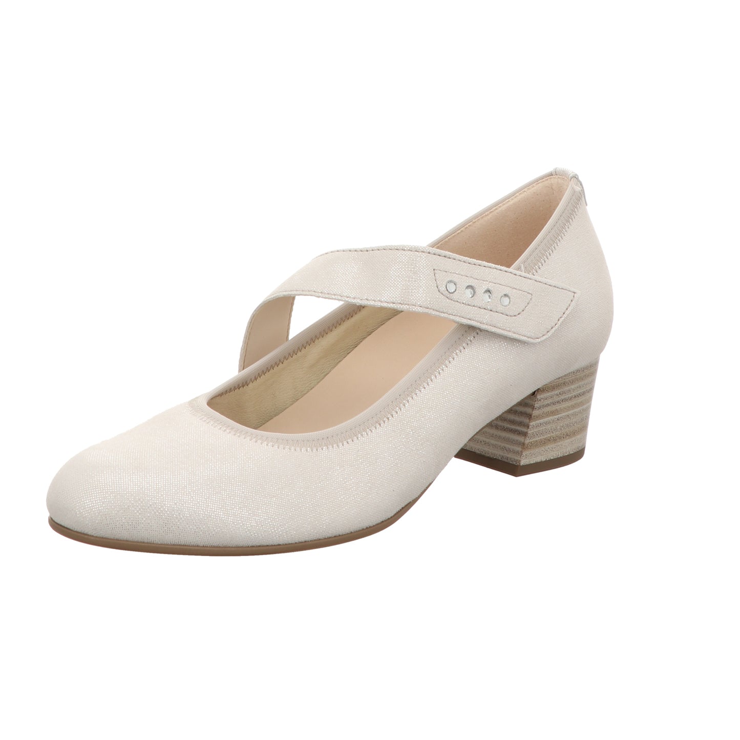 Gabor Damen Pumps bequem Palma in weiss