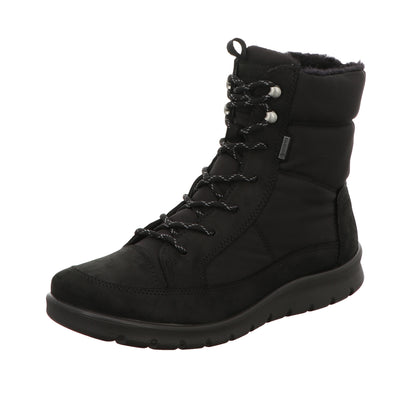 Ecco Damen Schnürstiefel Babett Boot in schwarz