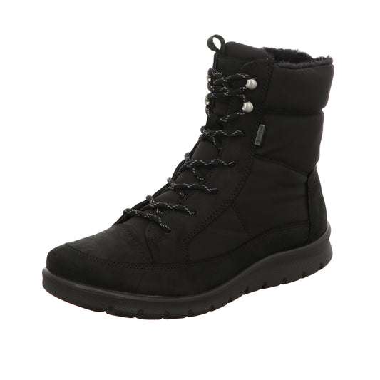 Ecco Damen Schnürstiefel Babett Boot in schwarz