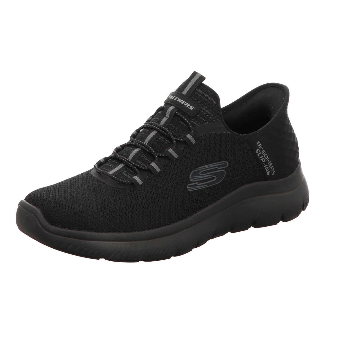 Skechers Herren Slipper Slip Ins Summits  High Range in schwarz