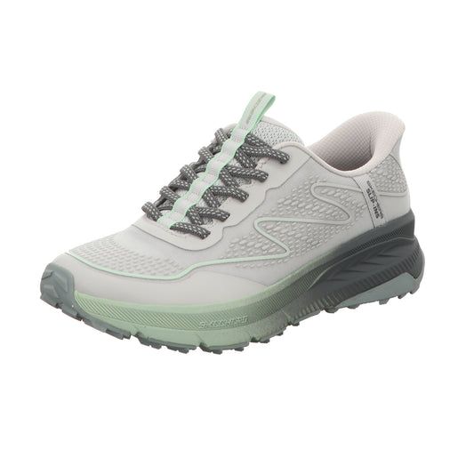 Skechers Damen Slipper Slip-Ins Switch Back in grau