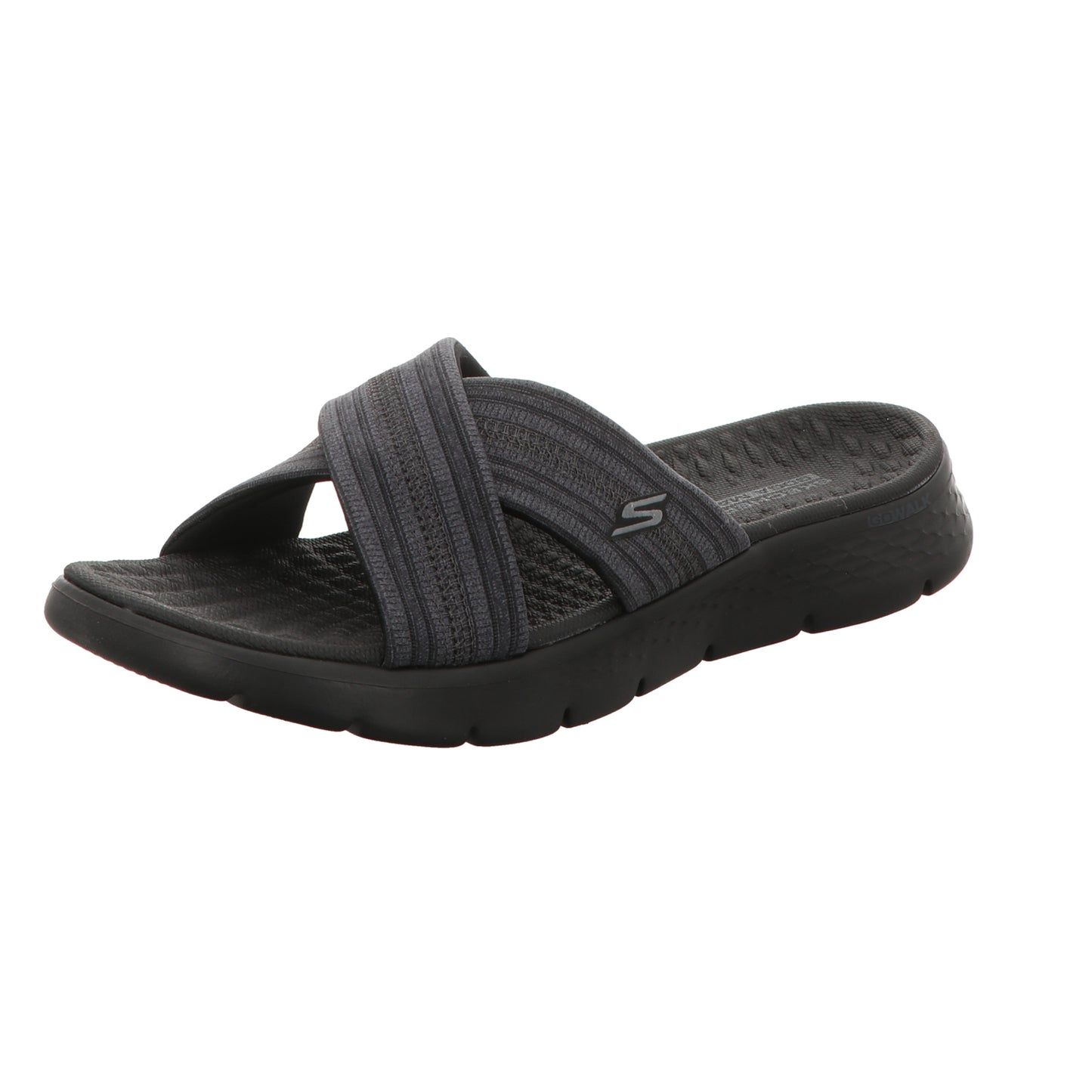 Skechers Damen Pantolette Go Walk in schwarz