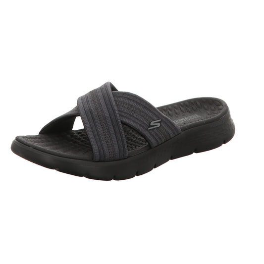 Skechers Damen Pantolette Go Walk in schwarz