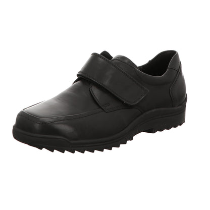 Waldläufer Herren Slipper Kai in schwarz