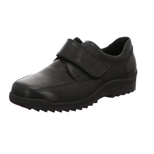 Waldläufer Herren Slipper Kai in schwarz