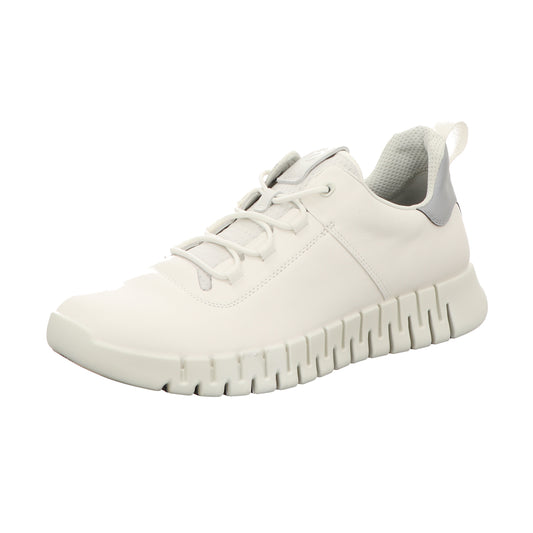 Ecco Herren Schnürschuh Gruuv in weiss