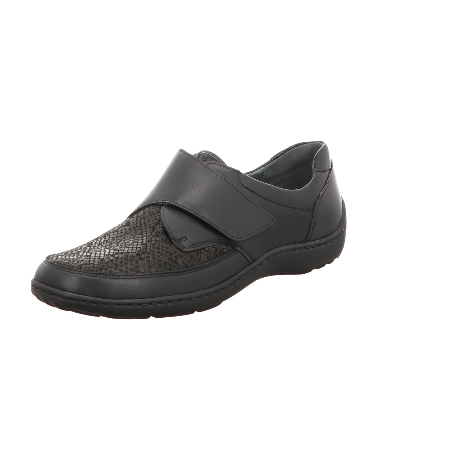 Waldläufer Damen Slipper bequem Henni in schwarz