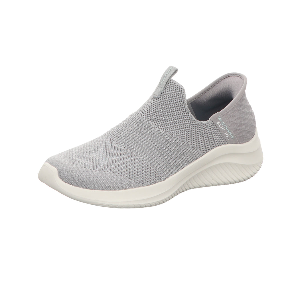Skechers Damen Slipper Slip Ins Ultra Flex 3.0 in grau