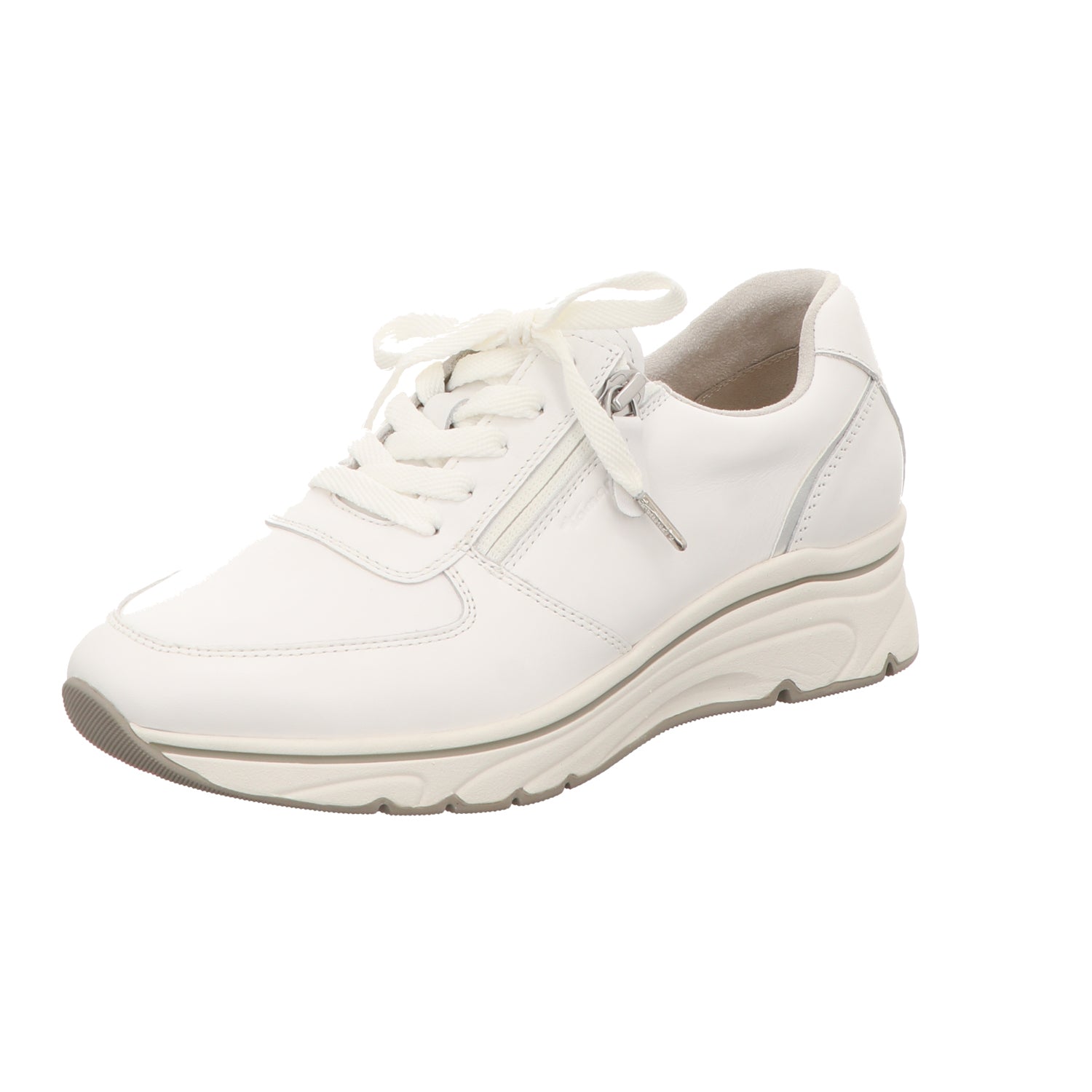 Tamaris Damen Schnürschuh M2371142 in white/silver