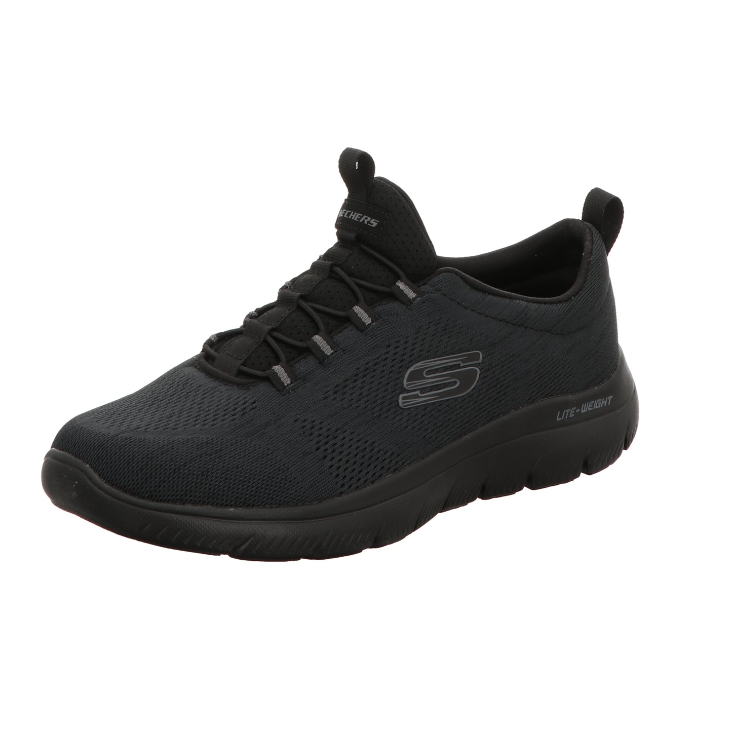 Skechers Herren Slipper Summits-Louvin in schwarz