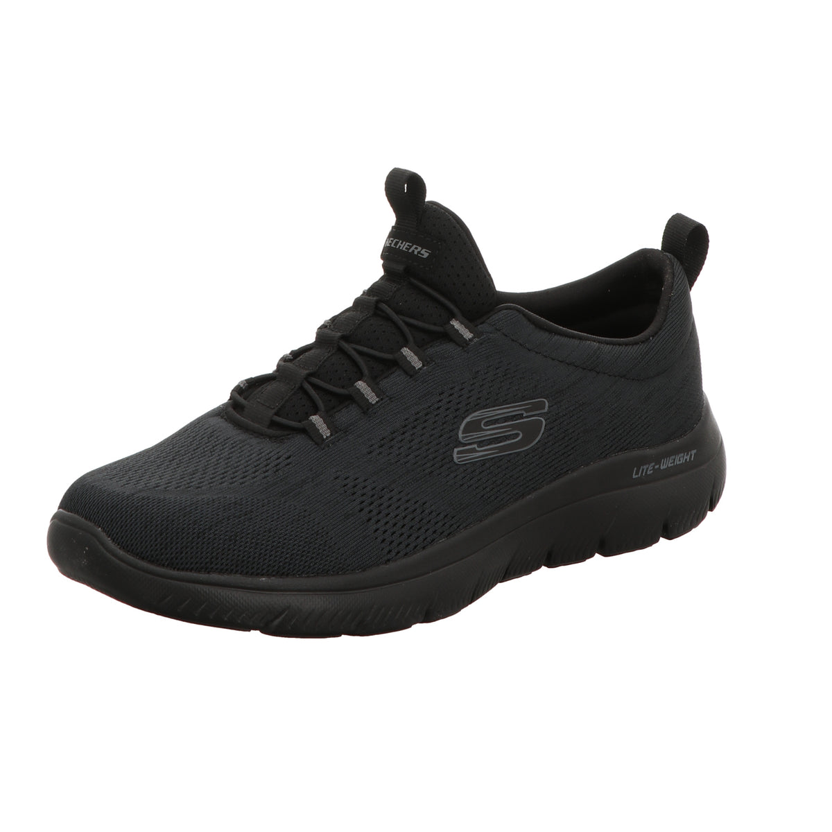 Skechers Herren Slipper Summits-Louvin in schwarz