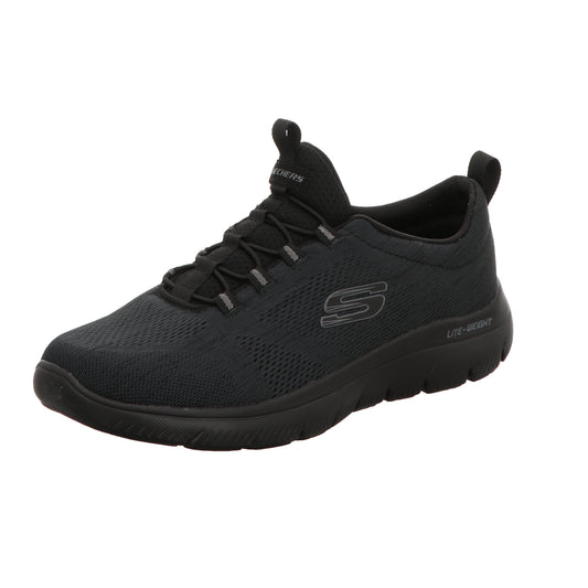 Skechers Herren Slipper Summits-Louvin in schwarz