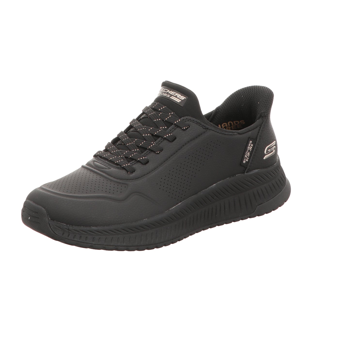 Skechers Damen Slipper Slip-Ins: Bobs Squad 4 in schwarz