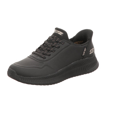 Skechers Damen Slipper Slip-Ins: Bobs Squad 4 in schwarz